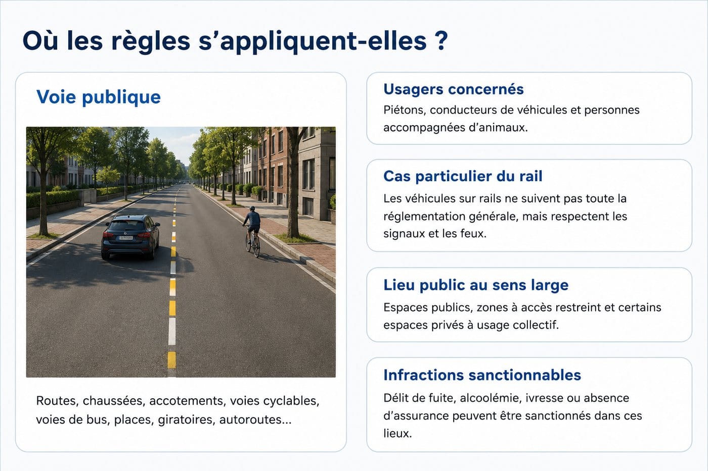 Où s’appliquent les règles