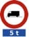 C23 + 5 t — Camions interdits, limité aux véhicules de plus de 5 t