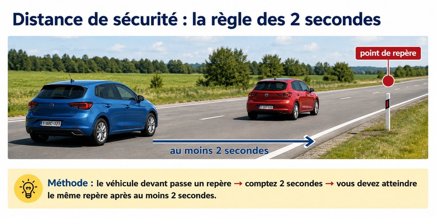 Les distances de sécurité