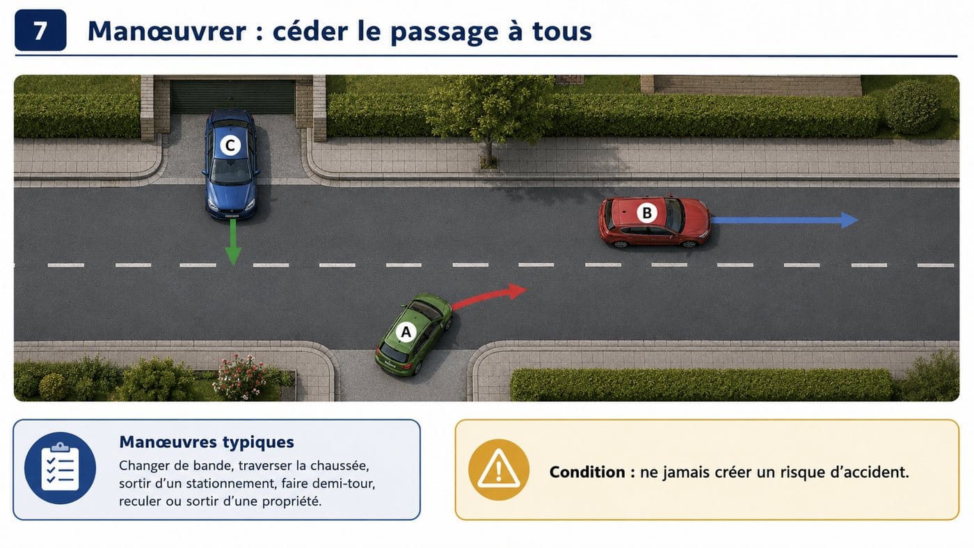 Manœuvres courantes