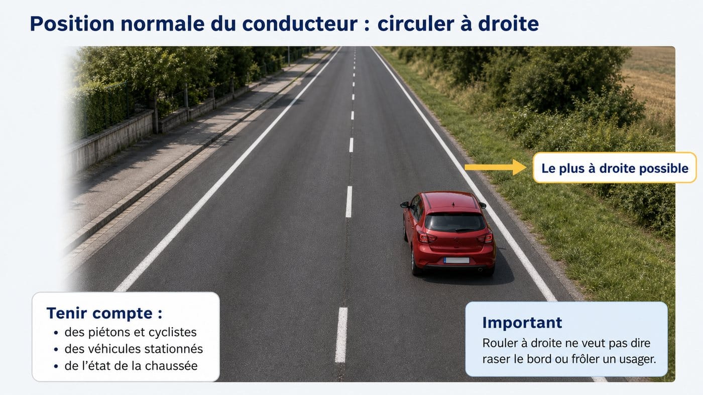 La place des conducteurs