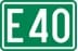 F23c — Numéro d'une route internationale