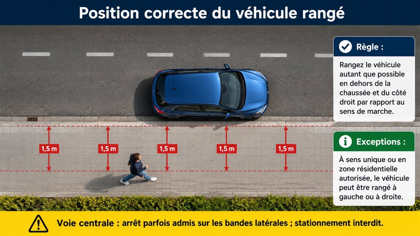 Où placer le véhicule ?