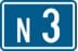 F23a — Numéro d'une route ordinaire