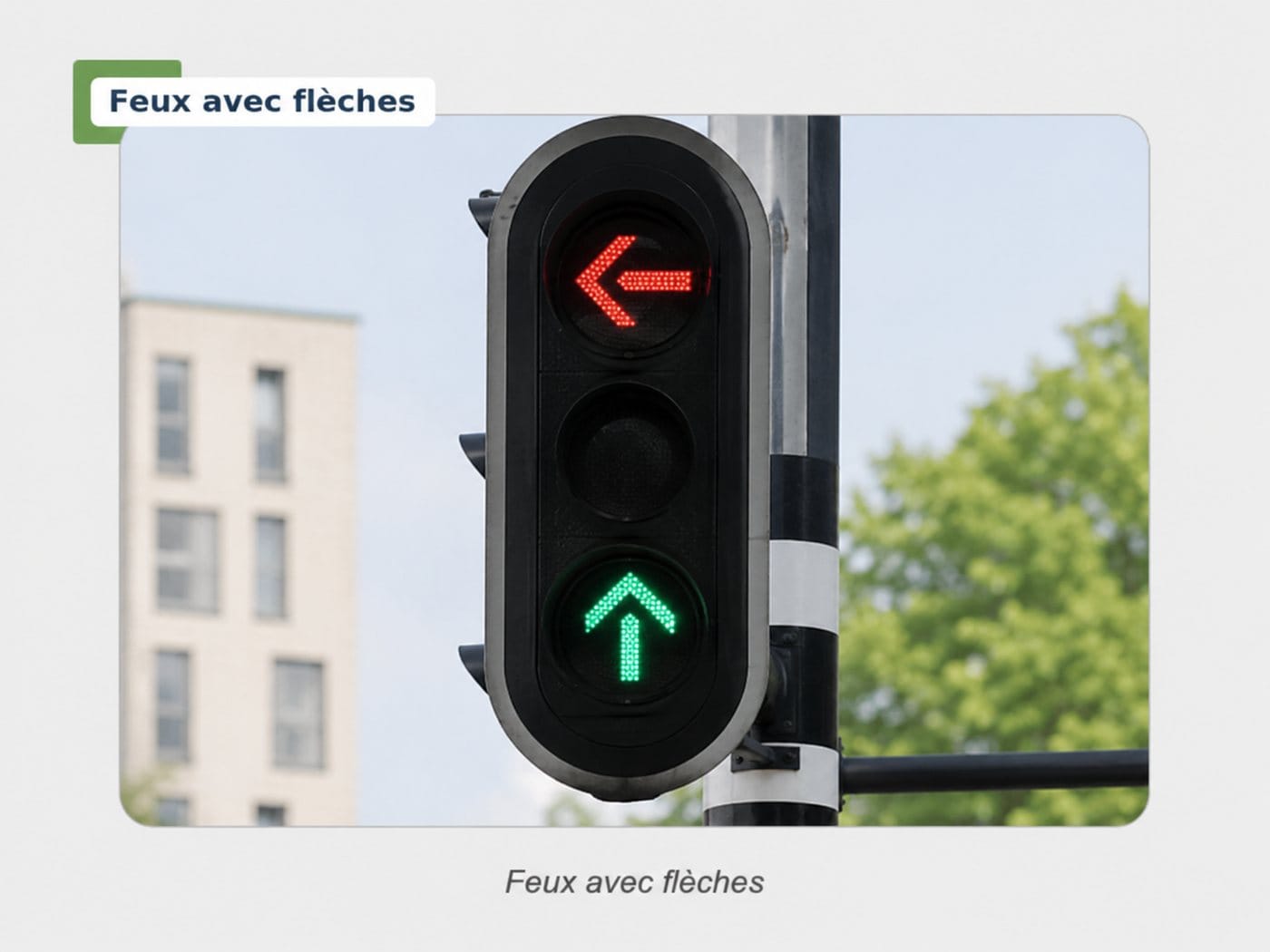 Flèches sur les bandes de circulation