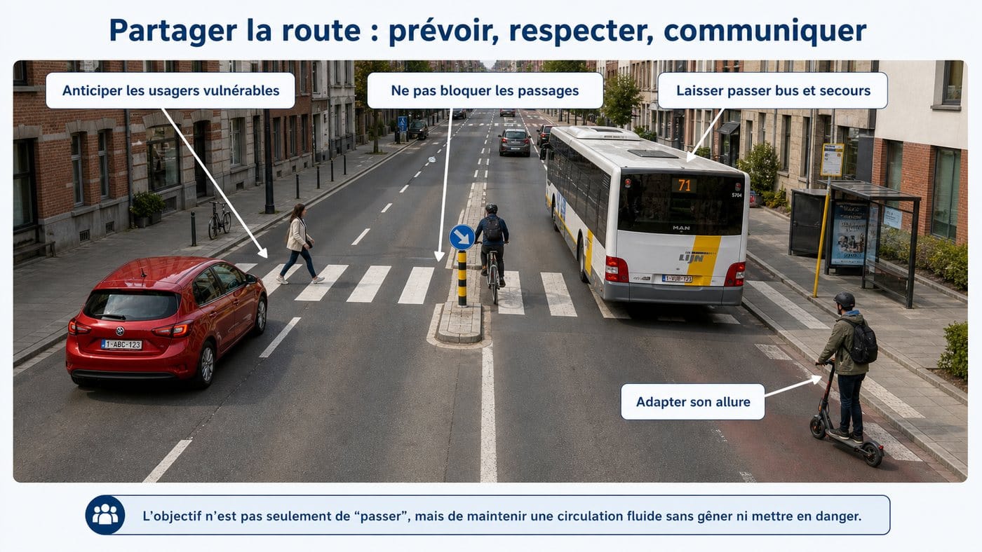Le partage de la route