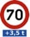C43 + +3,5 t — Limitation de vitesse pour véhicules de plus de 3,5 t