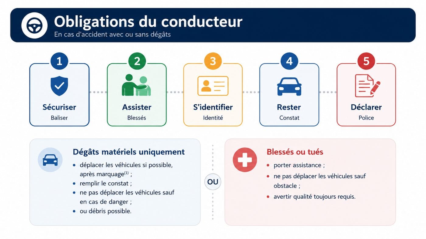 Les obligations du conducteur