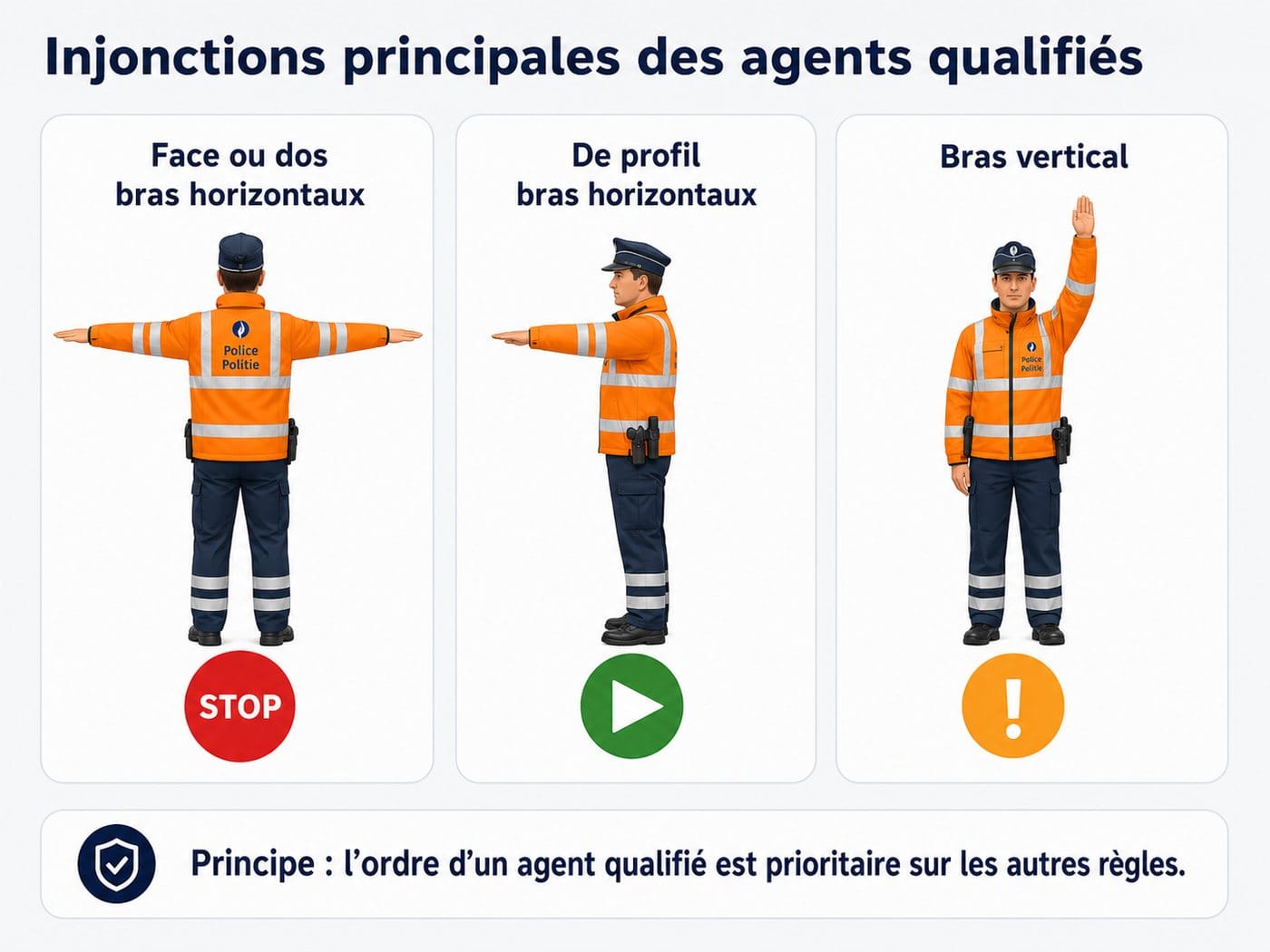 Les agents qualifiés et leurs injonctions