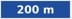 200 m — Distance d'application