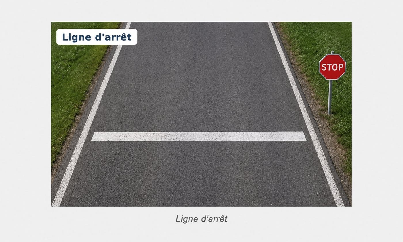 Marquage de cédez le passage