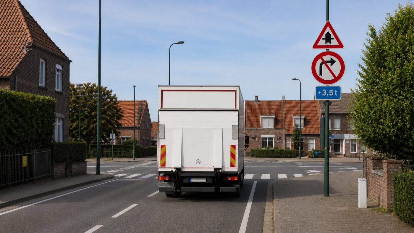 Interdiction de tourner et 3,5 t